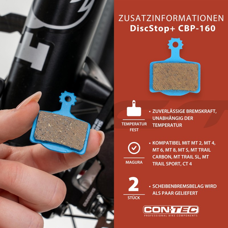 Contec Disc Brake Pad DiscStop+ Magura MT2/4/6/8 4250311373041 Bicycle