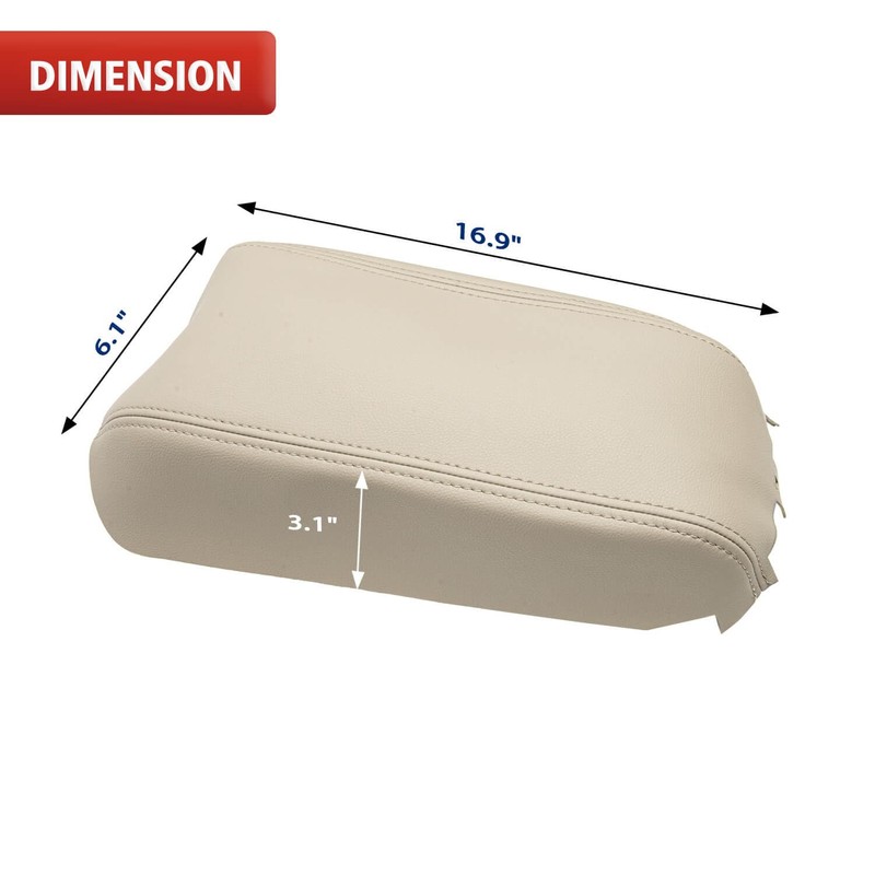KBH Center Console Armrest Cover Upholstery for Hyundai Sonata 2015-2019,