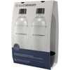 SodaStream Reusable Bottles - 2 x 1L Dishwasher-Safe Plastic Bottles,