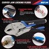 Rizom Vice Grips Pliers Set, 6-Piece Locking Pliers Set, 6-1/2”,
