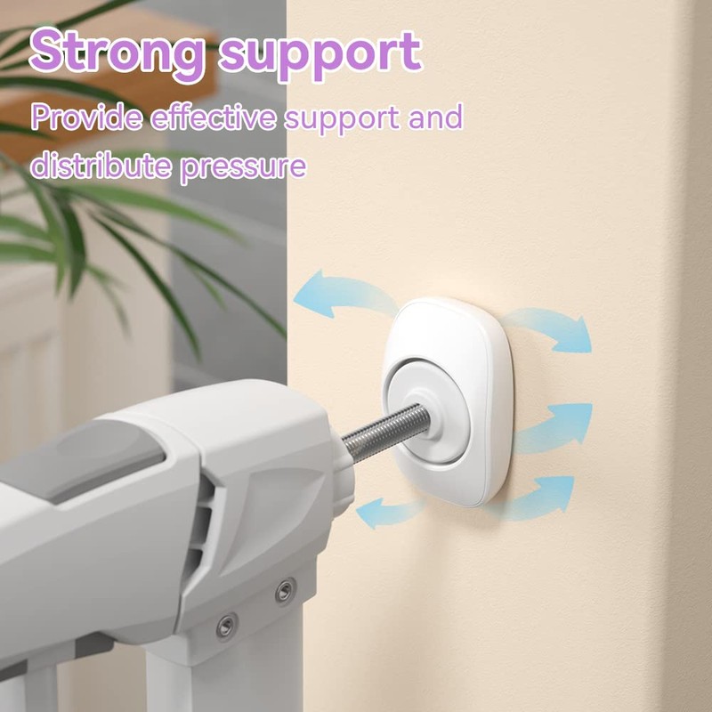 SAFELON 4 x Baby Safety Gate Wall Protector, Child and