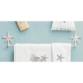 BLACK FOREST DECOR Sanibel Starfish Towel Bar - 24 Inch