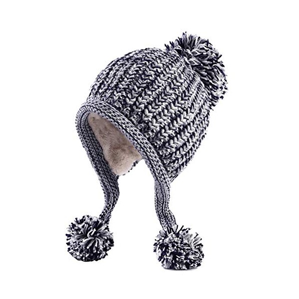 HUAMULAN Women Winter Peruvian Beanie Hat Skull Ski Cap Snow