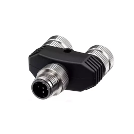 Eonvic Industrial M12 5핀 남성 A 코드 항공 원형 커넥터와 여성 Y 커넥터의 12mm 센서 전원 공급 장치 Eonvic Industrial M12 5-Pin Male A-Code Circular Connector and Female Y Connector 12mm Sensor Power Supply