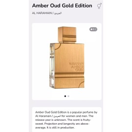 Al Haramain Amber Oud Gold Edition 2fl Oz