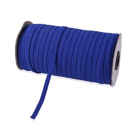 Trimming Shop 5mm (1/5 Inch) Flat Elastic Band - Adjustable, Stretch Elastic Cord for DIY Sewing, Art & Crafts Projects, Repair Clothing, Wig Making, Royal Blue, 5 Metres