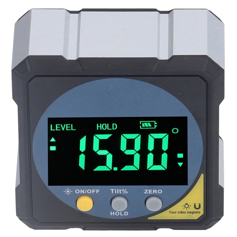 Digital Angle Finder Laser Magnetic Inclinometer Box Gauge Electronic Protractor