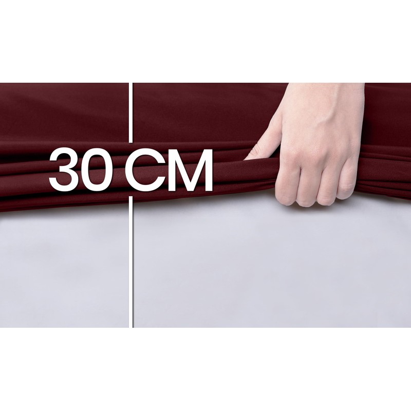 Utopia Bedding - Fitted Sheet 140 x 200 cm up