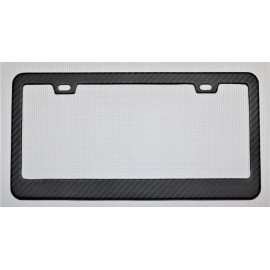 BLVD Car License Plate Frame - 100% Carbon Fiber - Matte
