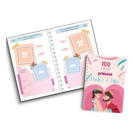 Cuaderno 100 Citas Con Mi Princesa Padre E Hija Rosa                                                                                                  