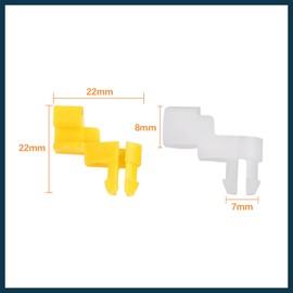 TUCKBOLD 5 Sets Door Lock Rod Clip Retainer Fasteners for Toyota 4D0-807-300 69293-12040 Automotive Parts