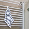 Jagowa 6PCS Bath Hook Holder for Towel Plastic Coat Door