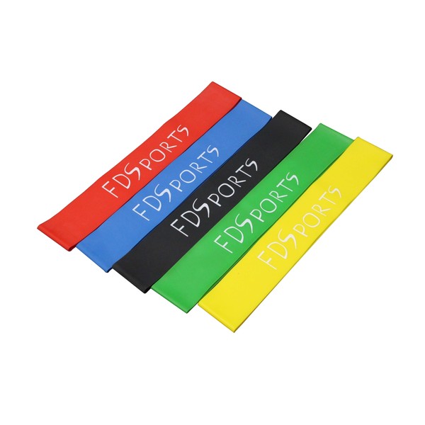 FixtureDisplays 5PC Resistance Bands Loop Exercise Bands Resistance Bands Stretch