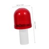 PRETYZOOM 4pcs Traffic Cone Topper Emergency Warning Lights Portable Flashing