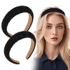 Ylinwtech Women's Hair Band Glitter Rhinestones, Pack of 2, Headbands,