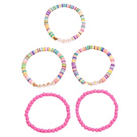 Prosy Boho Mom Multilayer Bracelets Colourful Beads Fancy Hand Accessories Adjustable Jewellery for Women and Girls