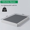 ALDRICH 7 Inch Heavy Duty Metal Box Spring Mattress Foundation