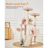 Taoqimiao 56.3-Inch Cat Tree, Cat Tower with Scratching Posts, Cat