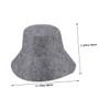NOLITOY 2Pcs Felt Sauna Hat for Men Stylish Water Absorbing