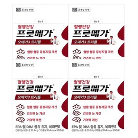 Promega Omega3 Triple Enteric Coated Capsules 654mg x 60 capsules (4) / 프로메가 오메가3 트리플 장용성 캡슐 654mg x 60캡슐 4개