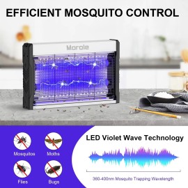 Morole Lamp Insect Killer Mosquito Zapper Bug Pest Fly Trap Electric Indoor Light Lawn