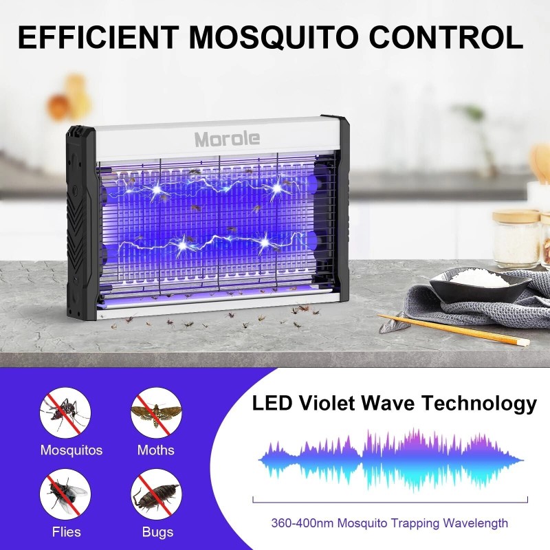Morole Lamp Insect Killer Mosquito Zapper Bug Pest Fly Trap