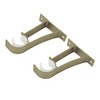 4 Pack Heavy Duty Curtain Rod Bracket Single Curtain Rod