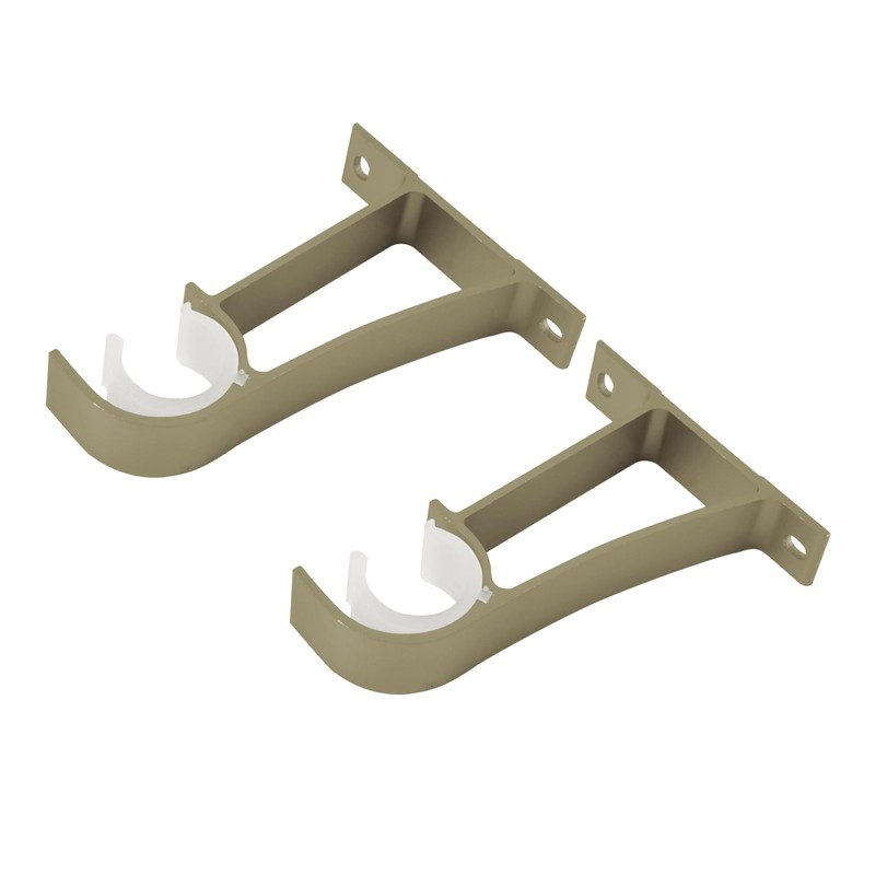 4 Pack Heavy Duty Curtain Rod Bracket Single Curtain Rod
