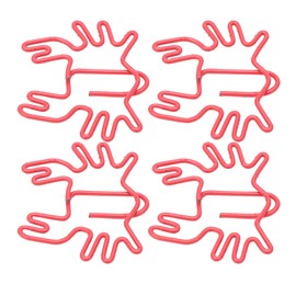100Pcs Crab Style Paper Clips, Creative Animal Shape Small Paper Clips Fun Paper Clips Cool Paper Clipsfor Photos Letter Holders Documents Organizing