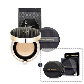 Cha & Park CNP Propolis Ampoule In Cushion No. 23 Main Product + Refill [Gift of CNP Propolis Ampoule In Cushion Puffs (3-pack)] / 차앤박 CNP 프로폴리스 앰플 인 쿠션 23호 본품+리필 [CNP 프로폴리스 앰플 인 쿠션 퍼프(3개입) 증정]