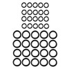 Leefasy 40Pcs O Rings Set Plumbing Sealing Repair Quick Connector,