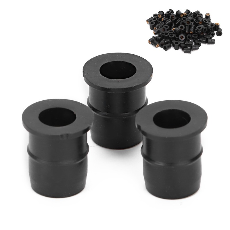 100PCS Well Nut M6x0.8mm Rubber Modification for Motorcycle ATV Windscreens
