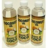 ACEITE DE COCO MASSAGE 3X COCONUT OIL HUMECTANTE PIEL CABELLO 4.05 oz each