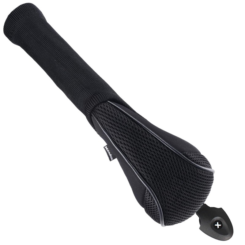 Andux Long Neck Golf Hybrid Club Headcovers with Interchangeable Number