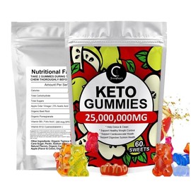 Weight Management Supplement - Keto Diet Friendly - 30 Days Supply. Best Way to Manage Your Weight. 60 High Strength Enter into Ketosis and Lose Weight Fast with Keto Gummy Bears!