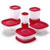 Rubbermaid 42-Piece Food Storage Containers with Lids, Salad Dressing and