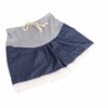 Maternity Denim Shorts Thin Soft Breathable Drawstring Fashionable Pregnancy Support