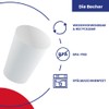 Eco-gobelets Drinking Cups 25 cl Red Translucent Pack of 100