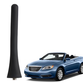LQYLMY TPU Rubber Short Antenna, 4'' Car Radio Antenna Mast Compatible with Dodge Avenger Durango Journey Nitro Jeep Grand Cherokee Replace#: 68297936AA