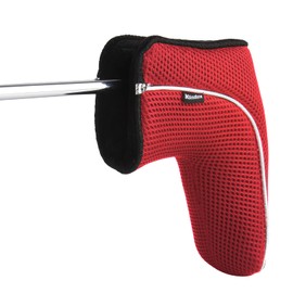 Andux Mesh Mesh Putter Cover Golf Blade Putter Head Cover MT/TG15 Red