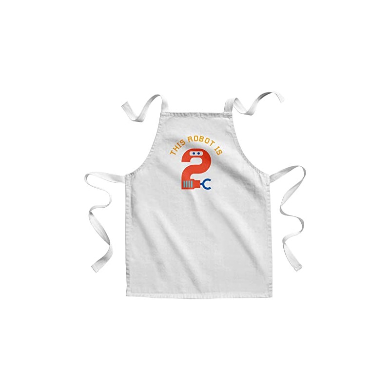Fabulous Children's Kitchen Apron - Painting This Robot is 2