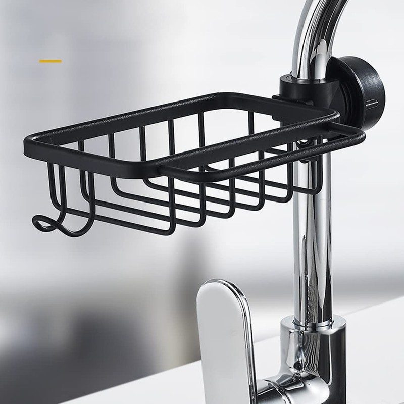 WINGSIGHT Kitchen Faucet Sponge Holder Sink Caddy Organizer Over Faucet
