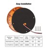 XtraGlow 7" Round Transit Turn Signal Light Amber LED Parking