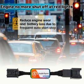 Auto Start Stop Eliminator for 2018-2024 J-eep Wrangler JL & 2020-2024 Gladiator JT Auto Stop Eliminator Engine Auto Stop/Start Disable/Canceller-Plug Play Error Free Bypass