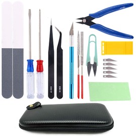 Pixiss Gundam Model Tool Kit - Essential Hobby Tools for Plastic Model Building, Miniature Crafting, and Gundam Model Kits - Complete Model Kit Tool Set