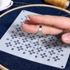 24 Pcs Sashiko Stencil Kit, 8Pcs 4.7 x 4.7 Inch