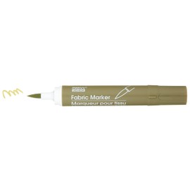 Uchida 722-C-27 Marvy Fabric Brush Point Marker, Olive Brown