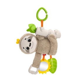 Fisher-Price GHL39 Small Sloth Crinkle Toy, Sensory Perception and Motor Skills, Baby Toys from Birth