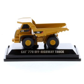 DCD CAT Caterpillar 770 Off‚ÄìHighway Truck Yellow "Micro-Constructor" Series Diecast Model by Diecast Masters