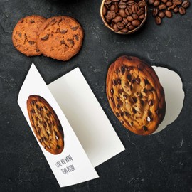 Cookie Shaped Greeting Card, Cookie Love Card, for Him Her, Cute Birthday Card Gifts for Boyfriend Girlfriend, Lovely Love Greeting Card for Husband Wife